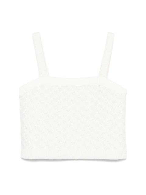 maje sequin-embellished tank top