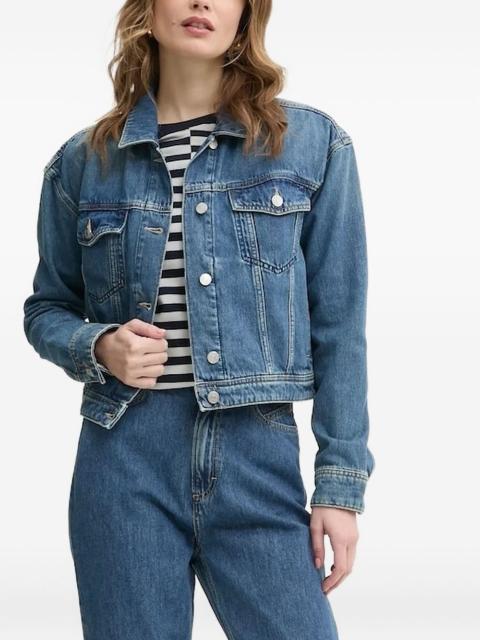 BOSS button-fastening denim jacket