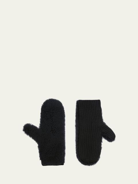 Yves Salomon Merinillo Wool Mittens