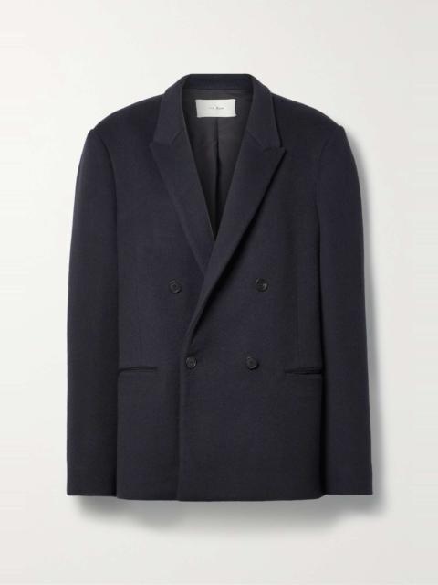 The Row Wilsonia double-breasted cashmere blazer