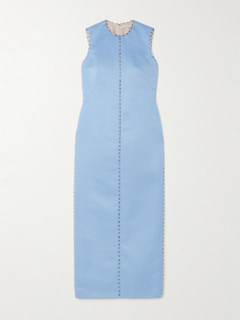 EMILIA WICKSTEAD Amon Embellished Satin Gown