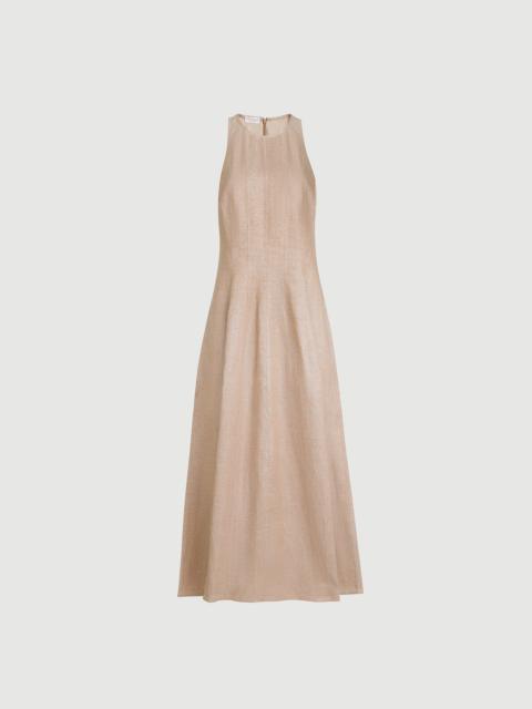 Brunello Cucinelli Sparkling linen twill dress