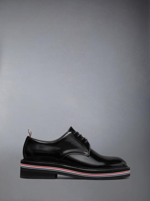 Thom Browne SOFT SPAZZOLATO RUBBER SOLE UNIFORM DERBY