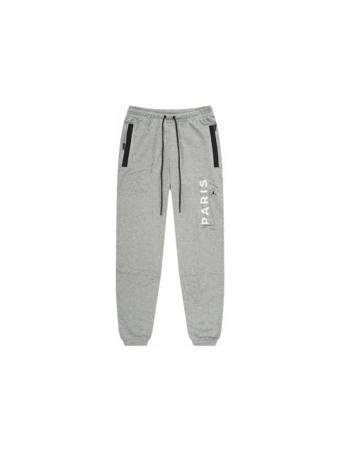 Jordan Nike Jordan Paris Saint-Germain Fleece Sweatpants Dark Grey Heather/White