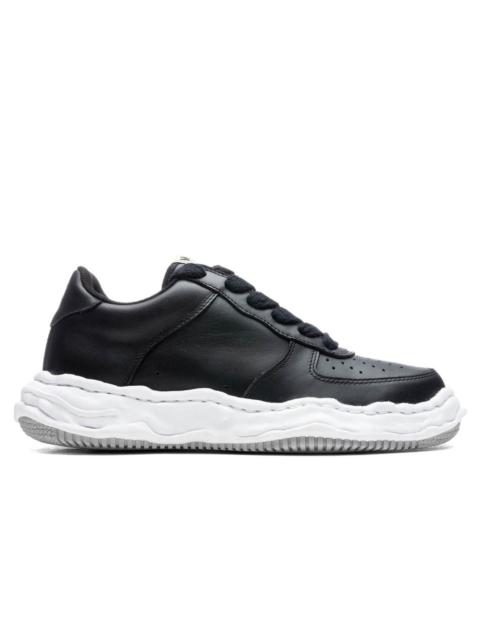 Maison MIHARAYASUHIRO WAYNE LOW OG SOLE LEATHER SNEAKER - BLACK