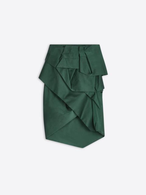 Dries Van Noten DRAPED PEPLUM SKIRT