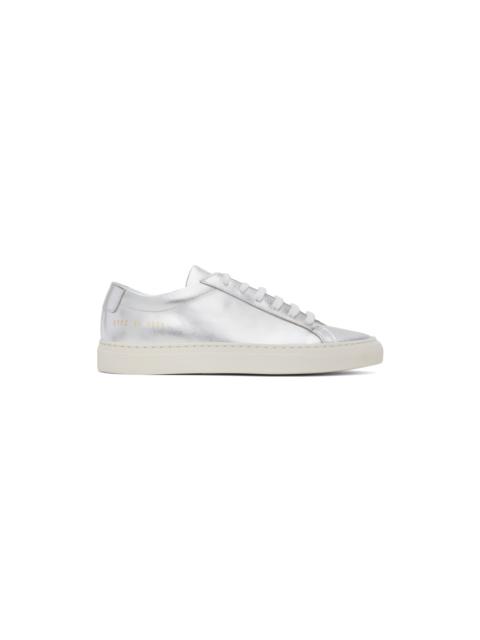 Common Projects Silver Achilles Sneakers