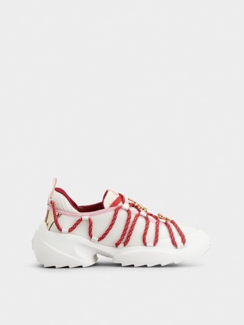 Viv' Zag Sneakers in fabric and leather