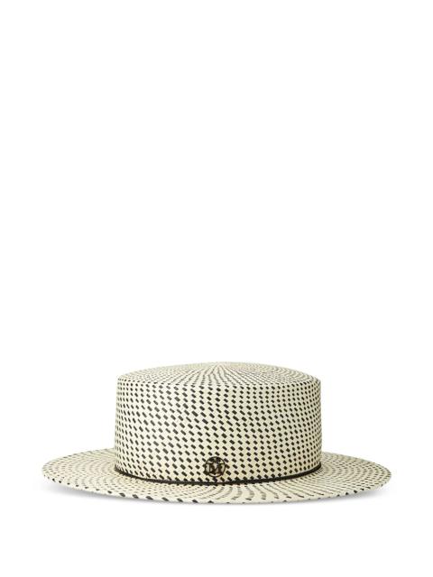 MAISON MICHEL Maison Michel Kiki Patterned Hat