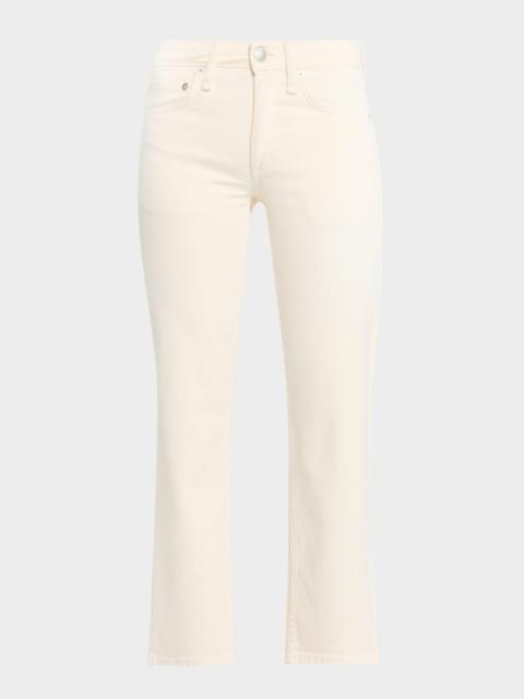 rag & bone Harlow Low-Rise Ankle Straight Jeans
