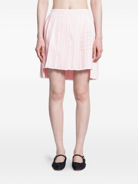 Thom Browne pleated mini skirt