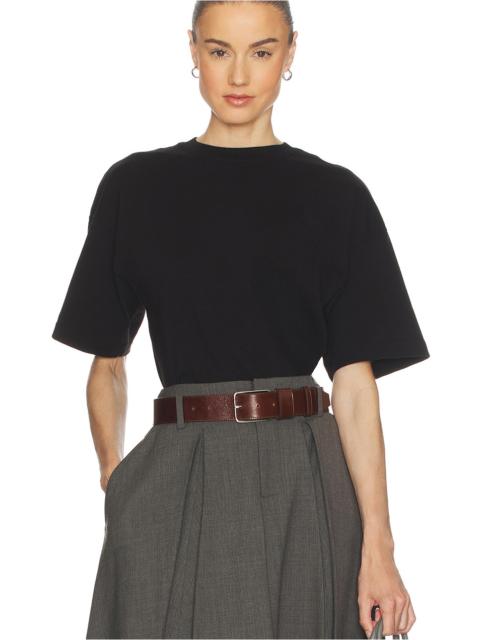 HELSA The Sculpted Tee in Thick Jersey