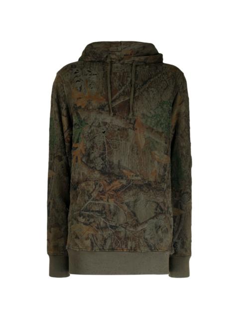 1017 ALYX 9SM distressed-finish camouflage-pattern hoodie