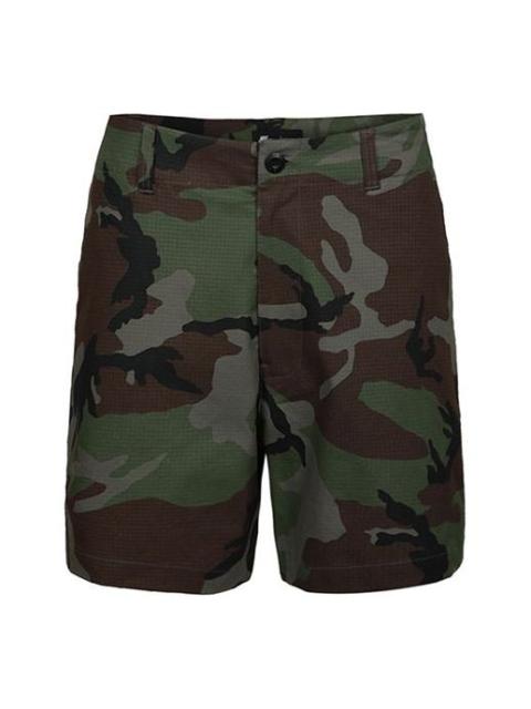 Nike Nike Sb Flex Camouflage Skateboard Shorts Olive Green CK1103-222