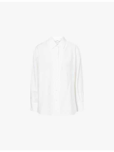 Vince Relaxed-Fit Classic-Collar Woven Shirt