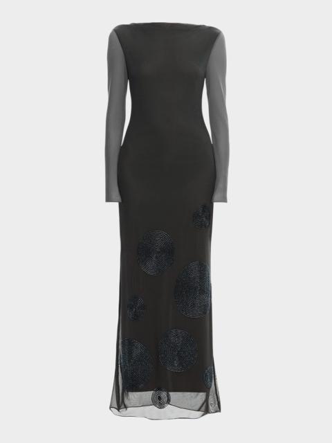 SIGNIFICANT OTHER Chelsea Beaded Maxi Dress