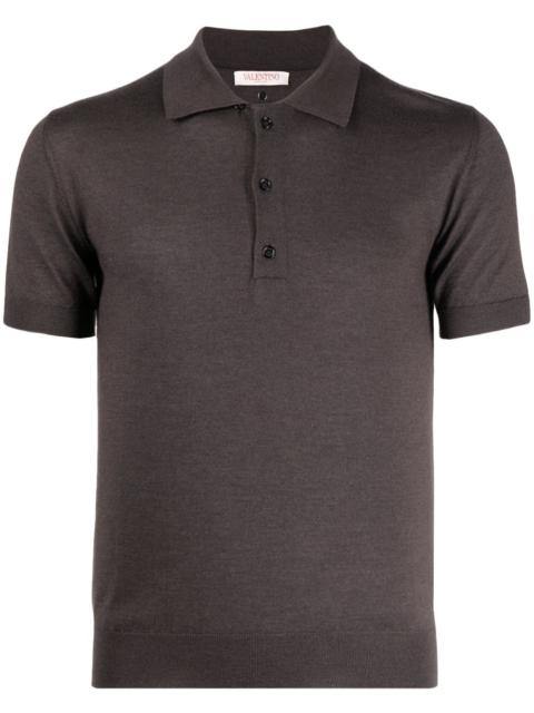 Valentino knitted short-sleeve polo shirt