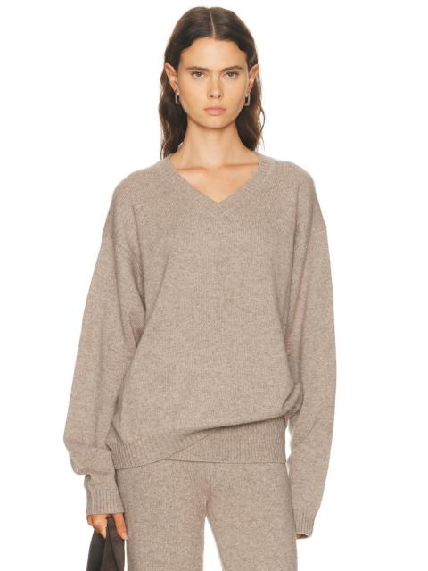 SKIMS Cashmere V Neck Pullover Sweater
