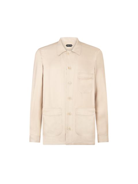 TOM FORD LUXURY SILK TWILL OUTERSHIRT