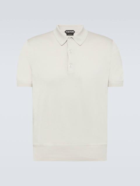 Wool polo shirt