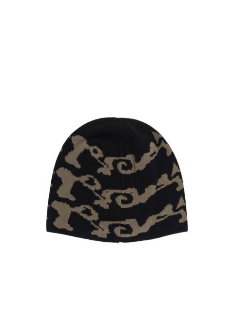 ROA logo-print beanie