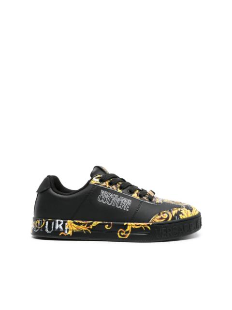 VERSACE JEANS COUTURE Court Baroccoflage-print sneakers