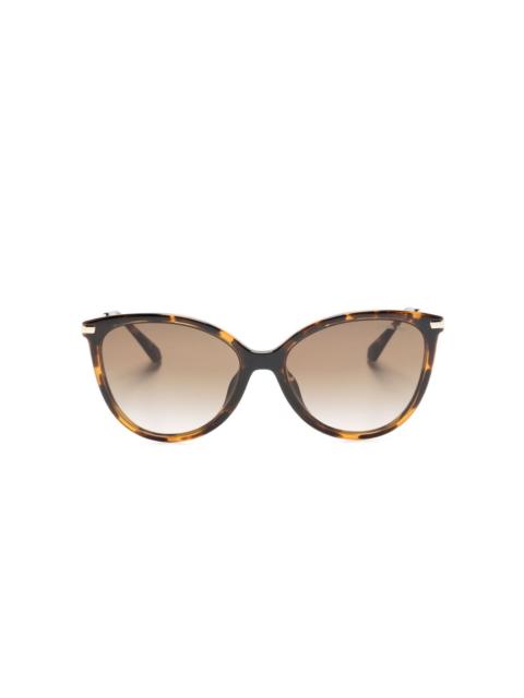 MICHAEL KORS tortoiseshell-effect cat-eye sunglasses