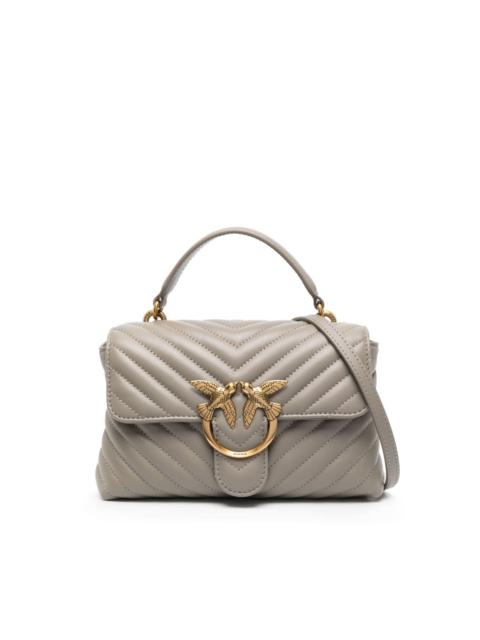 PINKO Love quilted top-handle bag