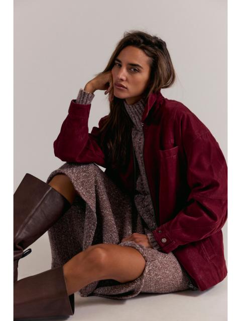 FREE PEOPLE We The Free Sloane Vegan Suede Jacket