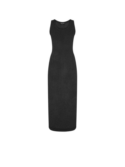 TOM FORD ANKLE LENGTH VEST DRESS WITH TOM FORD METAL PLAQUE