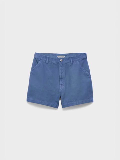 JW Anderson MENS HIKING SHORTS IN STEEL BLUE