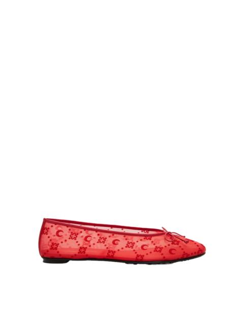 Marine Serre MOONOGRAM MESH FLOCK MS BALL