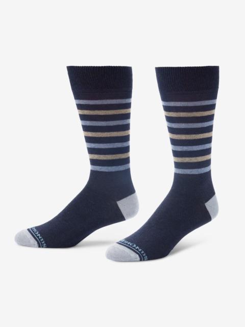 ALLEN EDMONDS Stripe Dress Socks