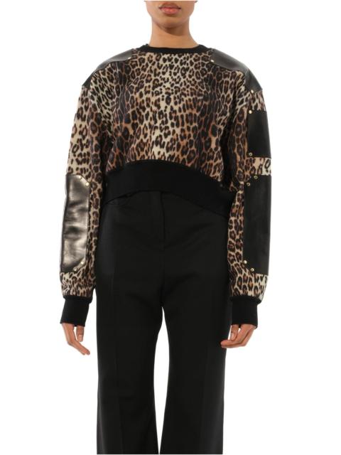 Givenchy Long Sleeve Sweater Knit in Multicolor