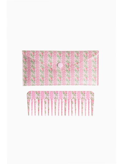 LoveShackFancy Wet Brush x Love Shack Fancy Comb with Case - Blooming Heirloom