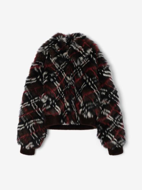 Burberry Check Shearling Lisvane Jacket