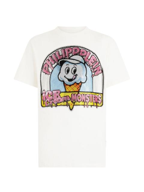 PHILIPP PLEIN ice cream monsters round neck T-shirt