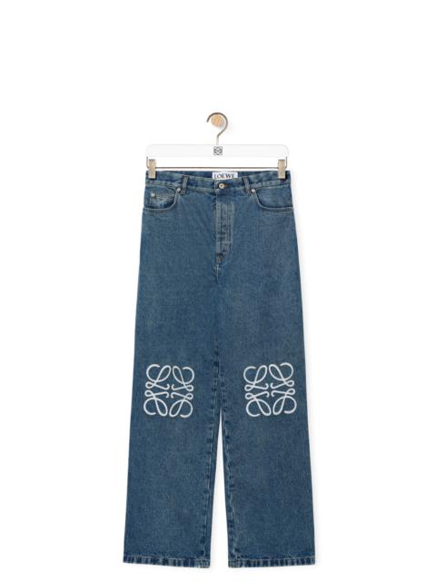 Loewe Anagram baggy jeans in denim
