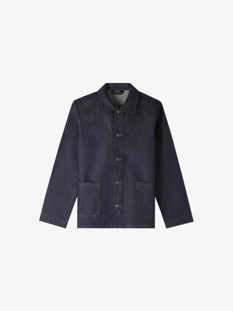 A.P.C. KERLOUAN LOGO JACKET