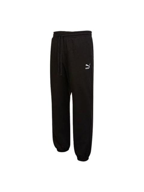 PUMA Classics Small Logo Sweatpants 'Black' 537850-01