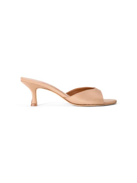 STAUD Brigitte Satin Mules