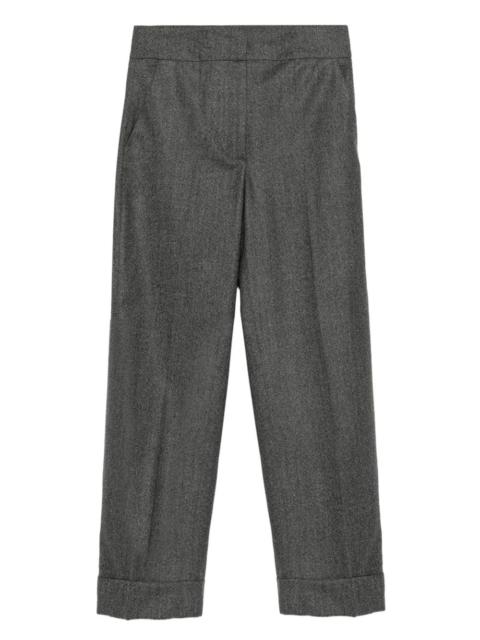 PESERICO pressed-crease trousers