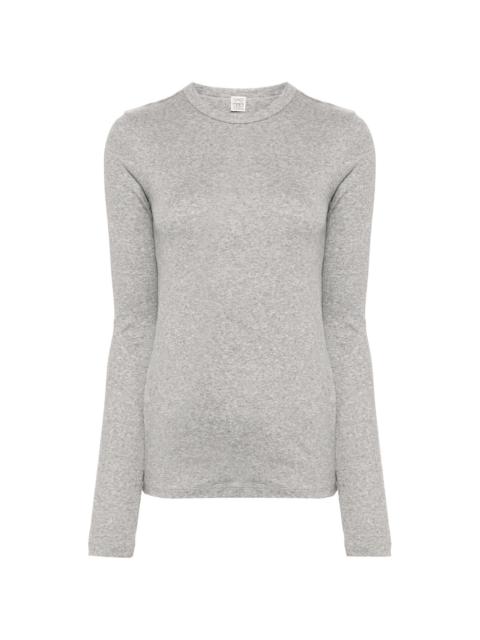 long-sleeved cotton T-shirt