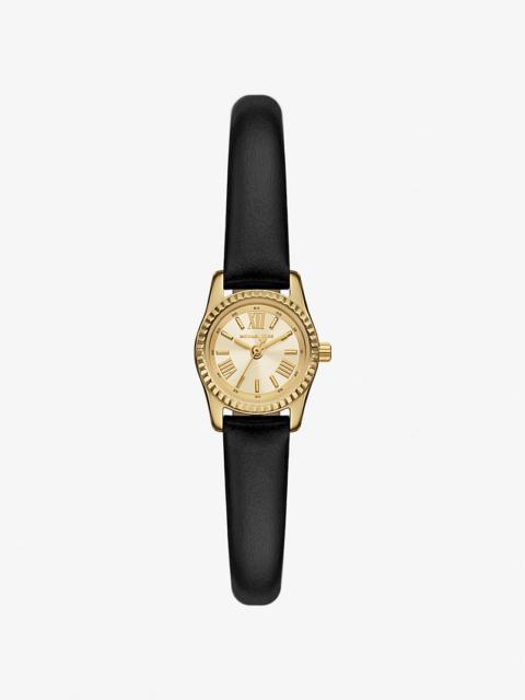 MICHAEL KORS Micro Lexington Leather Watch