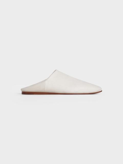 CELINE CELINE JACNO BABOUCHE IN TEXTURED CALFSKIN