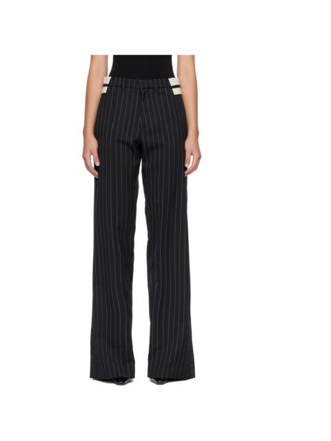 Jean Paul Gaultier Black 'The Tennis Tailored' Trousers