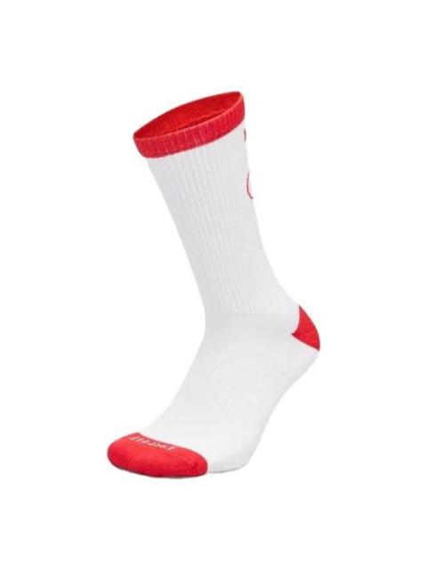 Nike Nike Everyday Plus Cushioned Crew Socks 'White Red' DQ7709-100