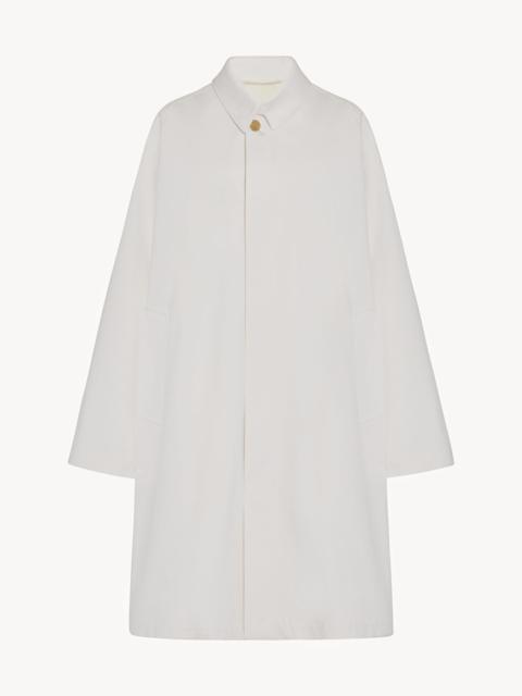 The Row Tavisha Coat in Cotton and Silk