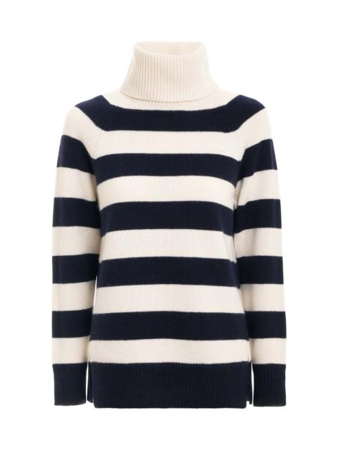Zimmermann STRIPED ROLL NECK SWEATER