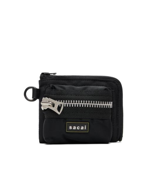 sacai Black Pocket Fragment Pouch